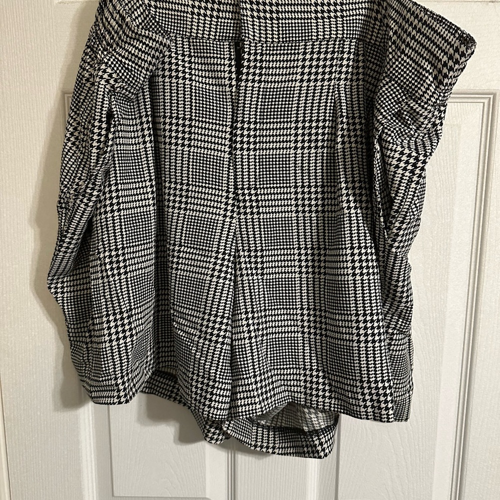 Torrid Black and White Plaid Women's Shorts